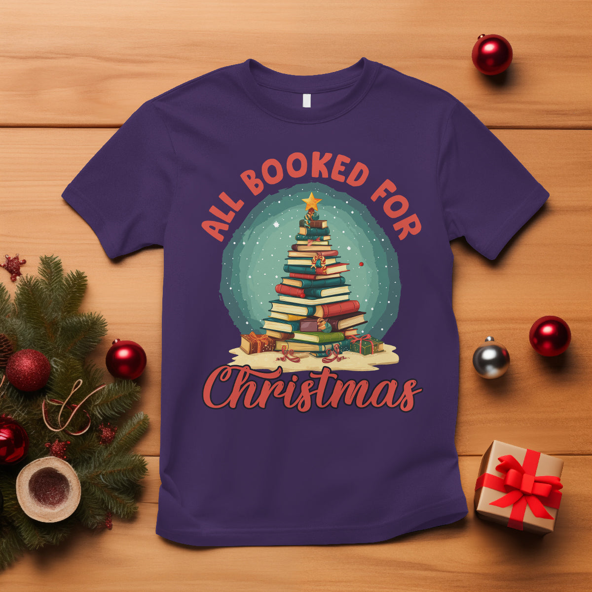 all-booked-for-christmas-book-christmas-tree-bookaholic-t-shirt