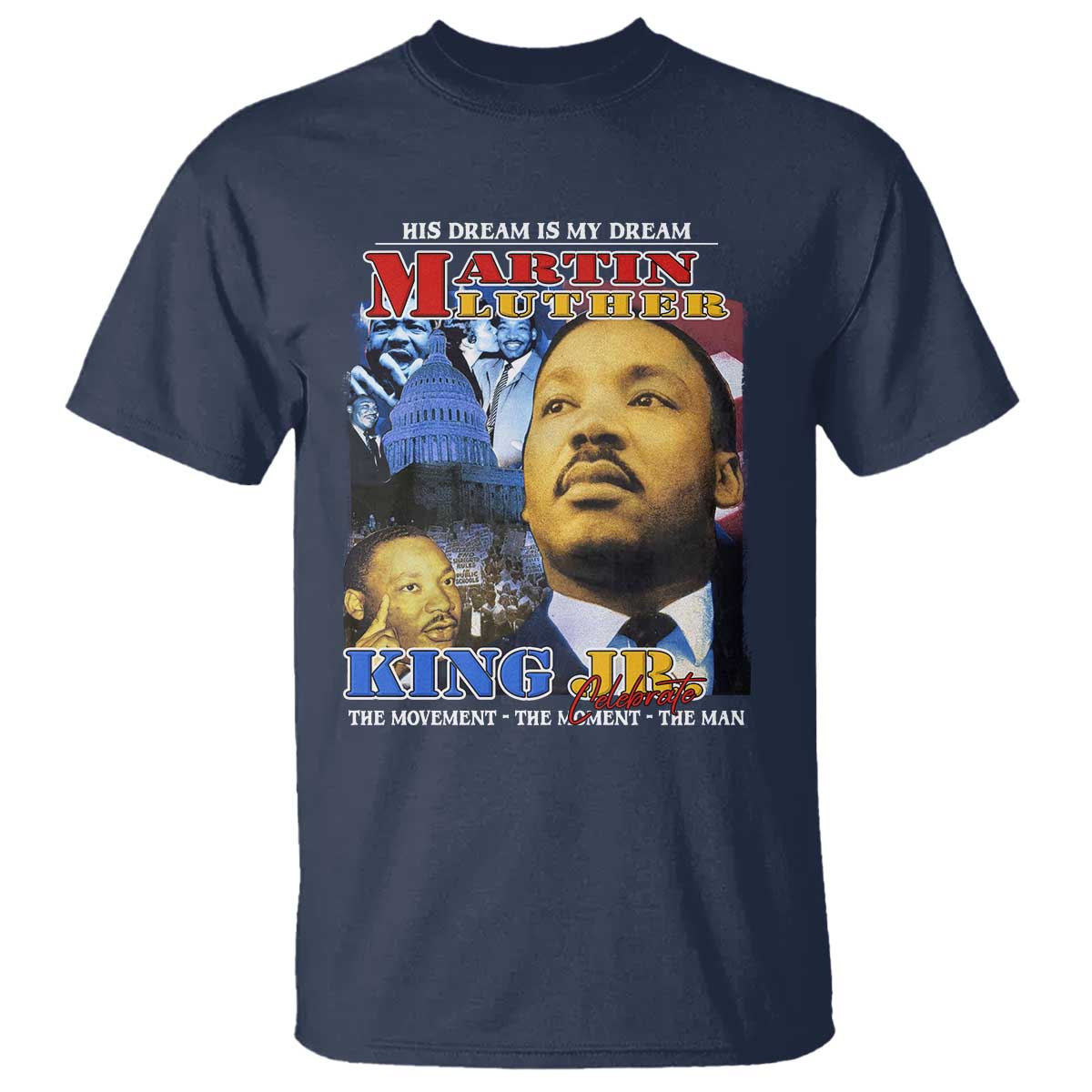 martin-luther-king-jr-t-shirt-his-dream-is-my-dream-american-flag-mlk-day-black-history