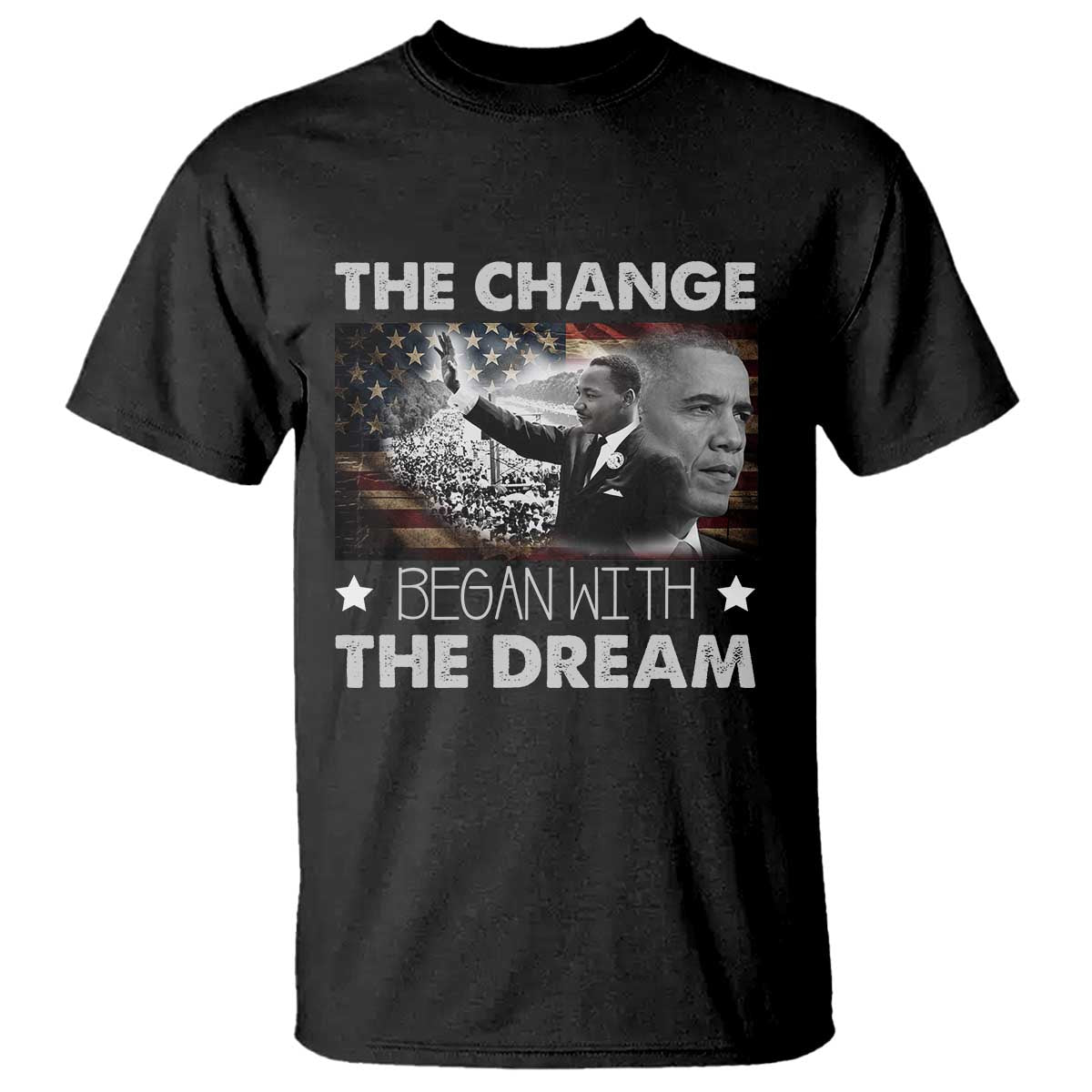 obama-mlk-t-shirt-the-change-began-with-the-dream