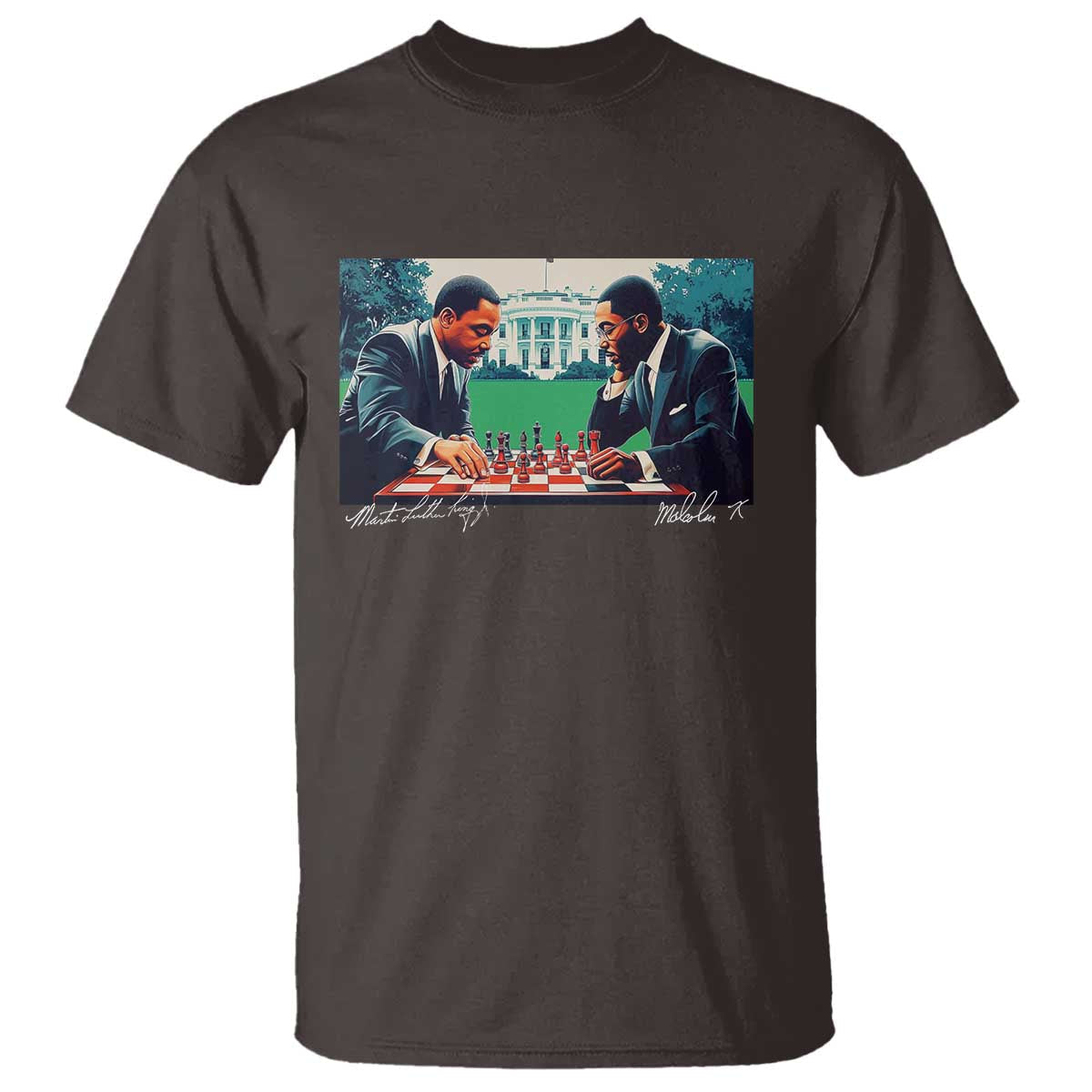 martin-luther-king-jr-malcolm-x-t-shirt-playing-chess-white-house-black-history