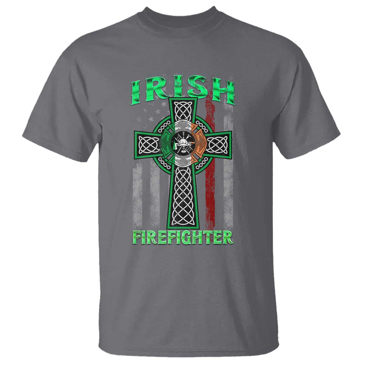 irish-firefighter-t-shirt-celtic-cross-american-flag
