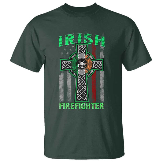 irish-firefighter-t-shirt-celtic-cross-american-flag