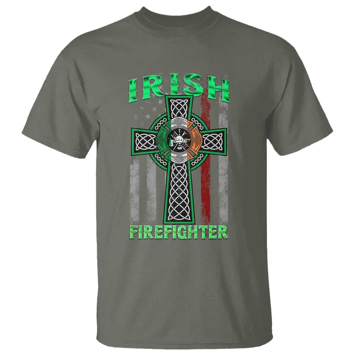 irish-firefighter-t-shirt-celtic-cross-american-flag