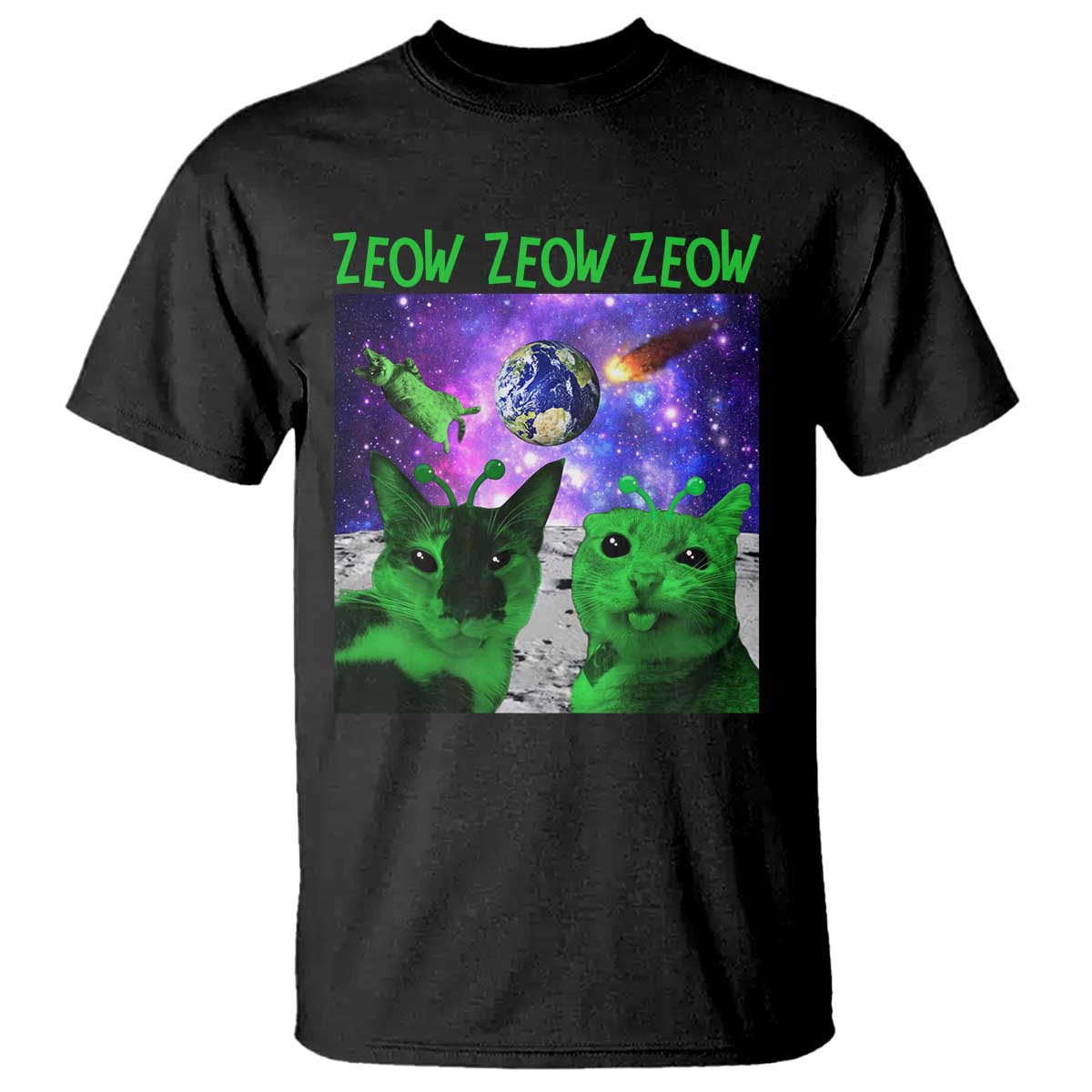 funny-alien-cat-meme-t-shirt-green-cats-zeow-zeow