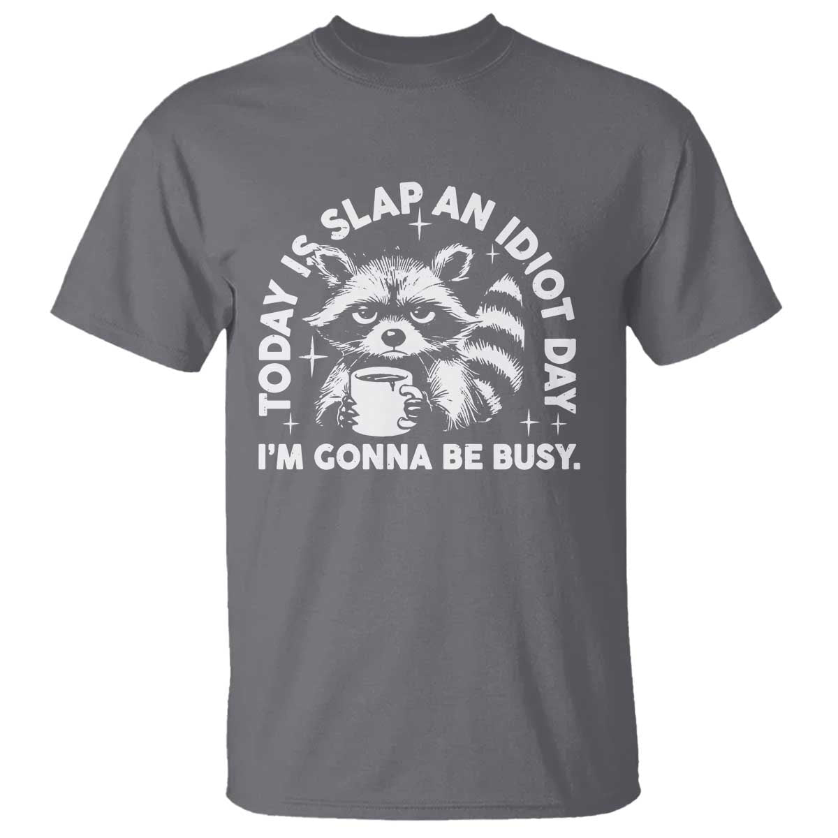 funny-raccoon-today-is-slap-an-idiot-day-t-shirt
