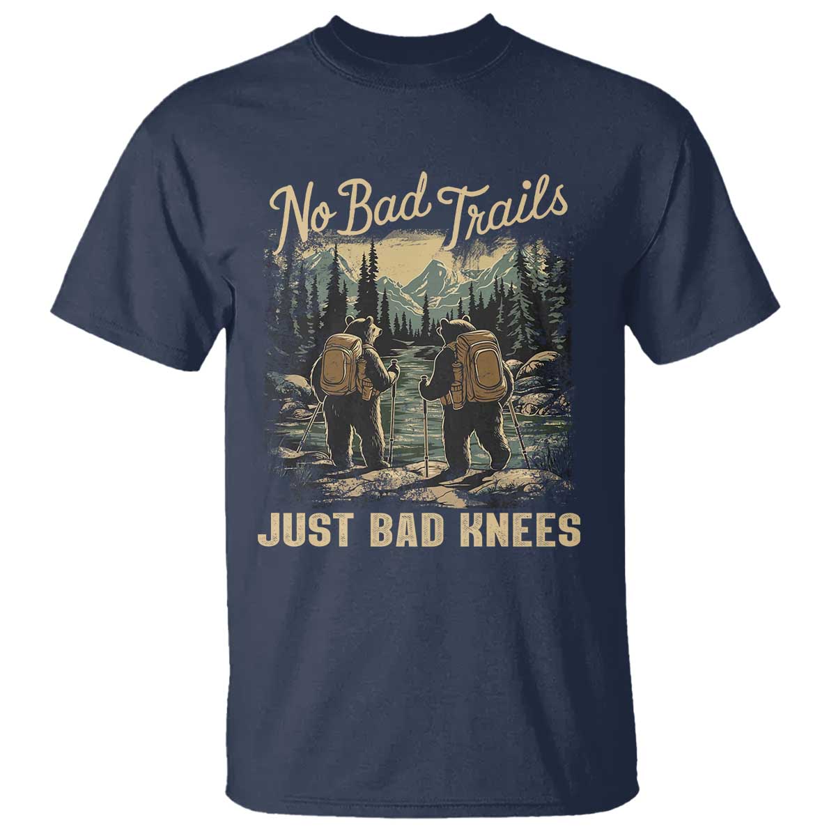 hiking-t-shirt-no-bad-trails-just-bad-knees