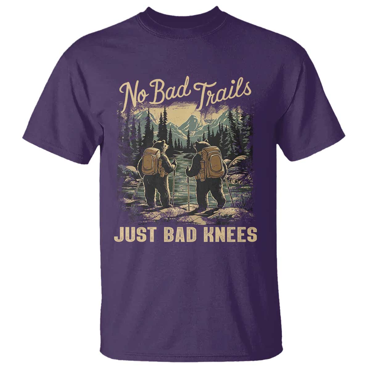 hiking-t-shirt-no-bad-trails-just-bad-knees