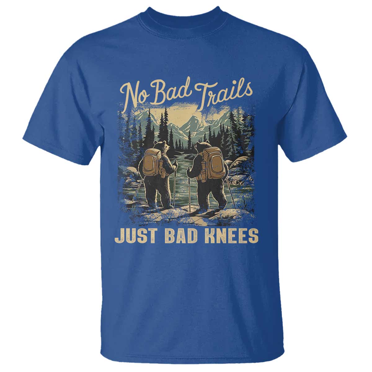 hiking-t-shirt-no-bad-trails-just-bad-knees