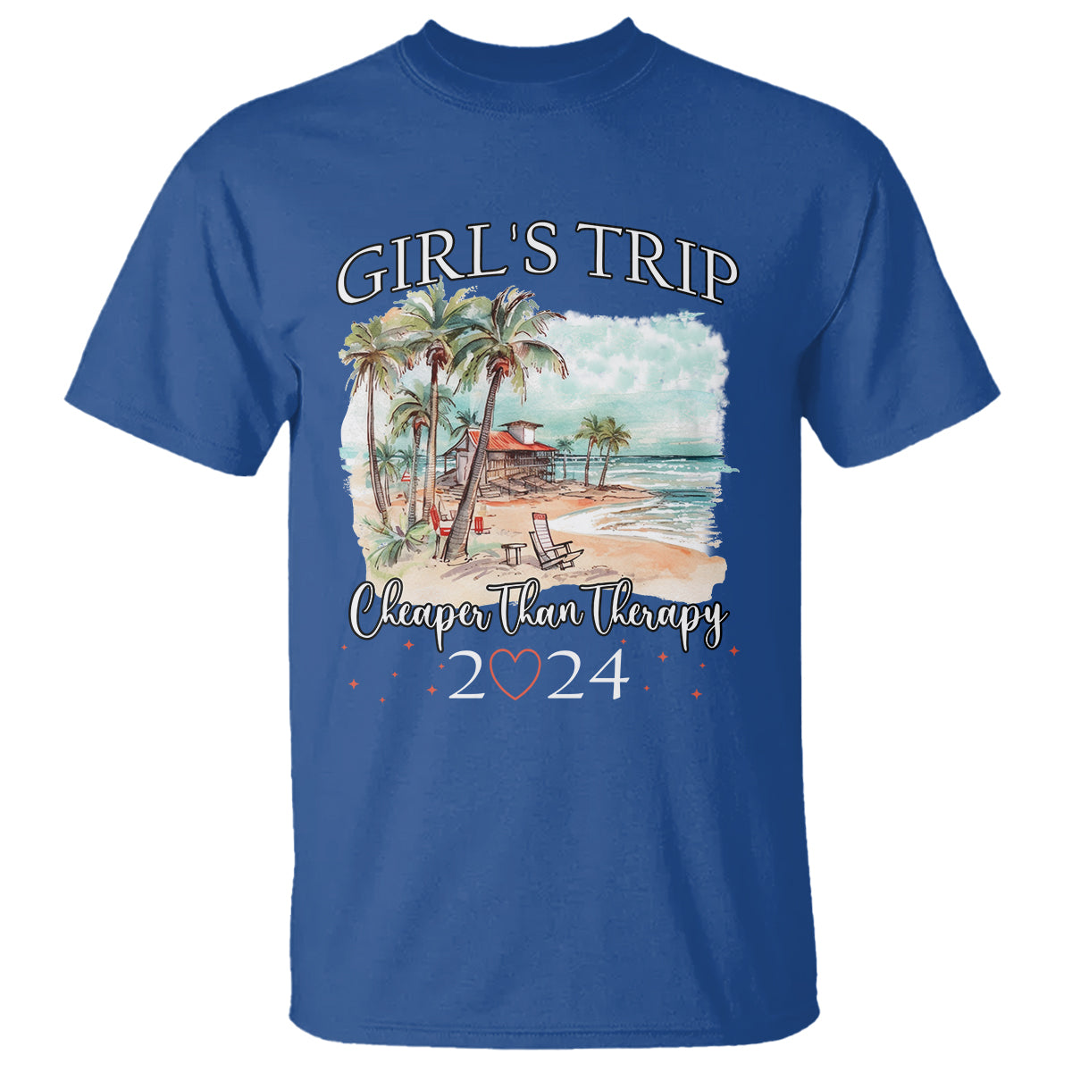 summer-vacation-t-shirt-girls-trip-cheaper-than-therapy