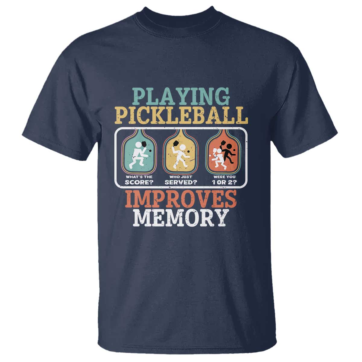 funny-playing-pickleball-improves-memory-retro-t-shirt