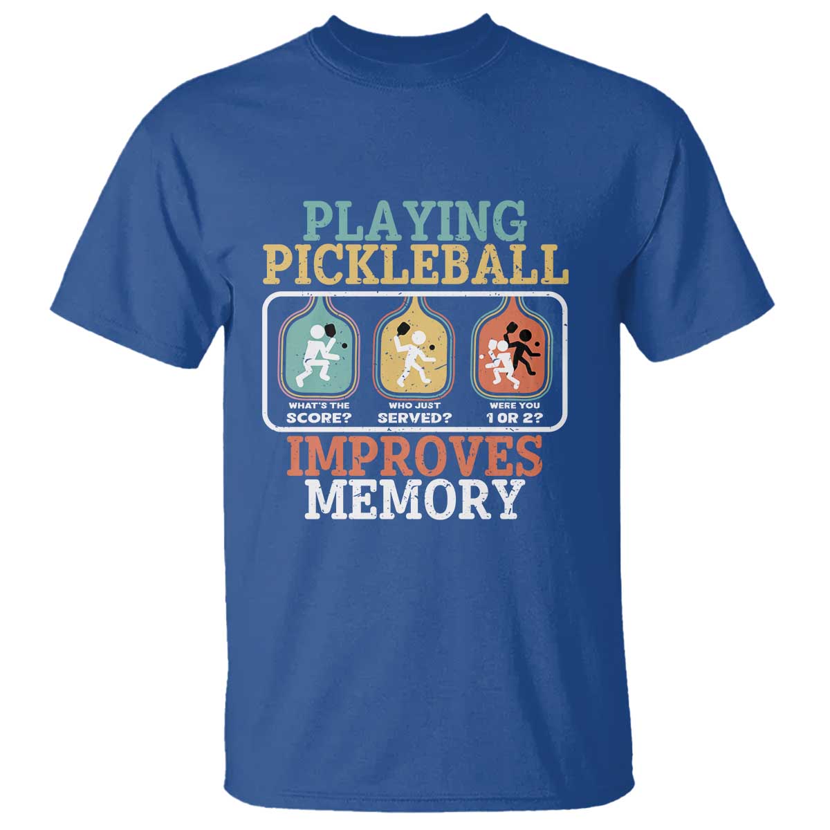 funny-playing-pickleball-improves-memory-retro-t-shirt