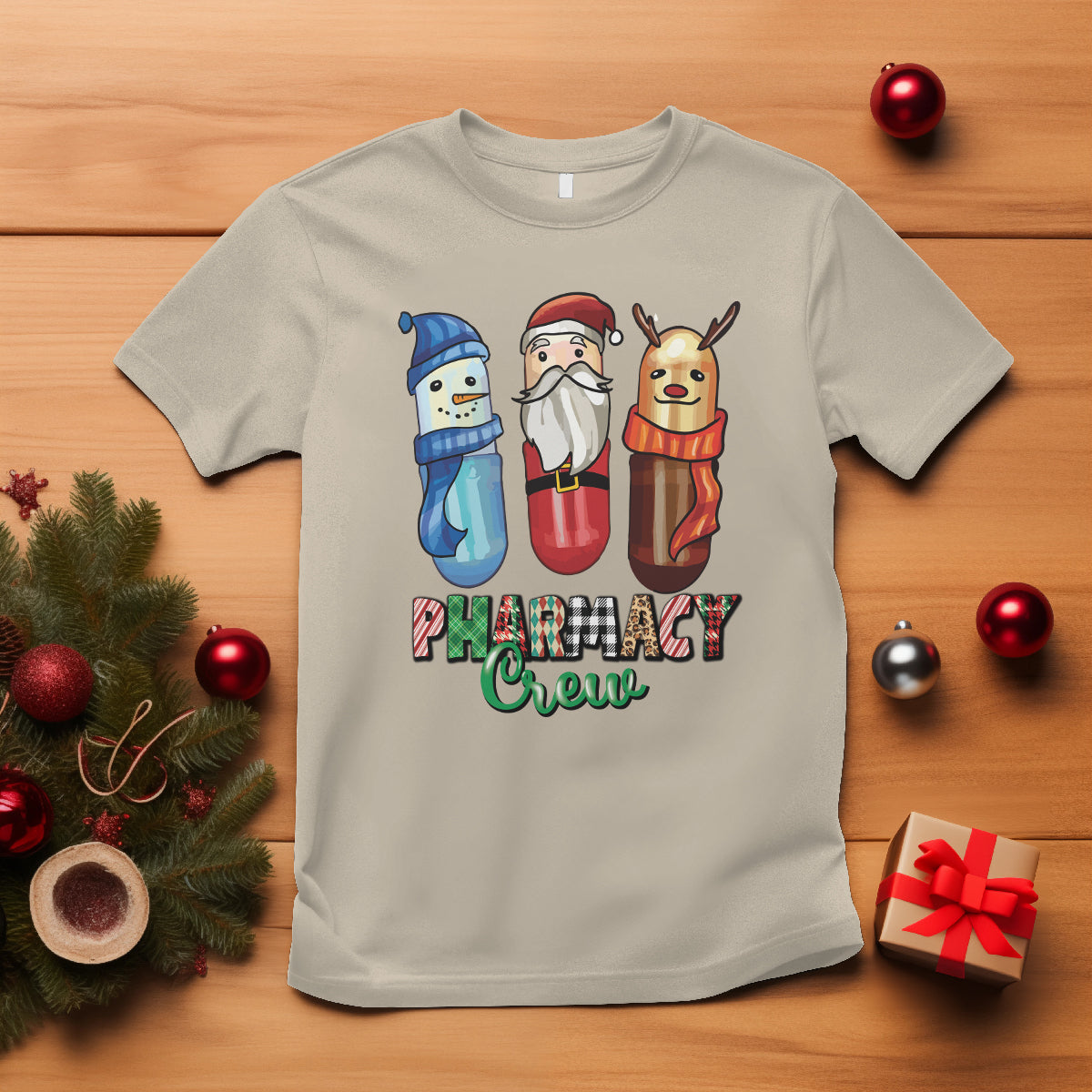 christmas-t-shirt-snowman-reindeer-santa-pharmacy-crew