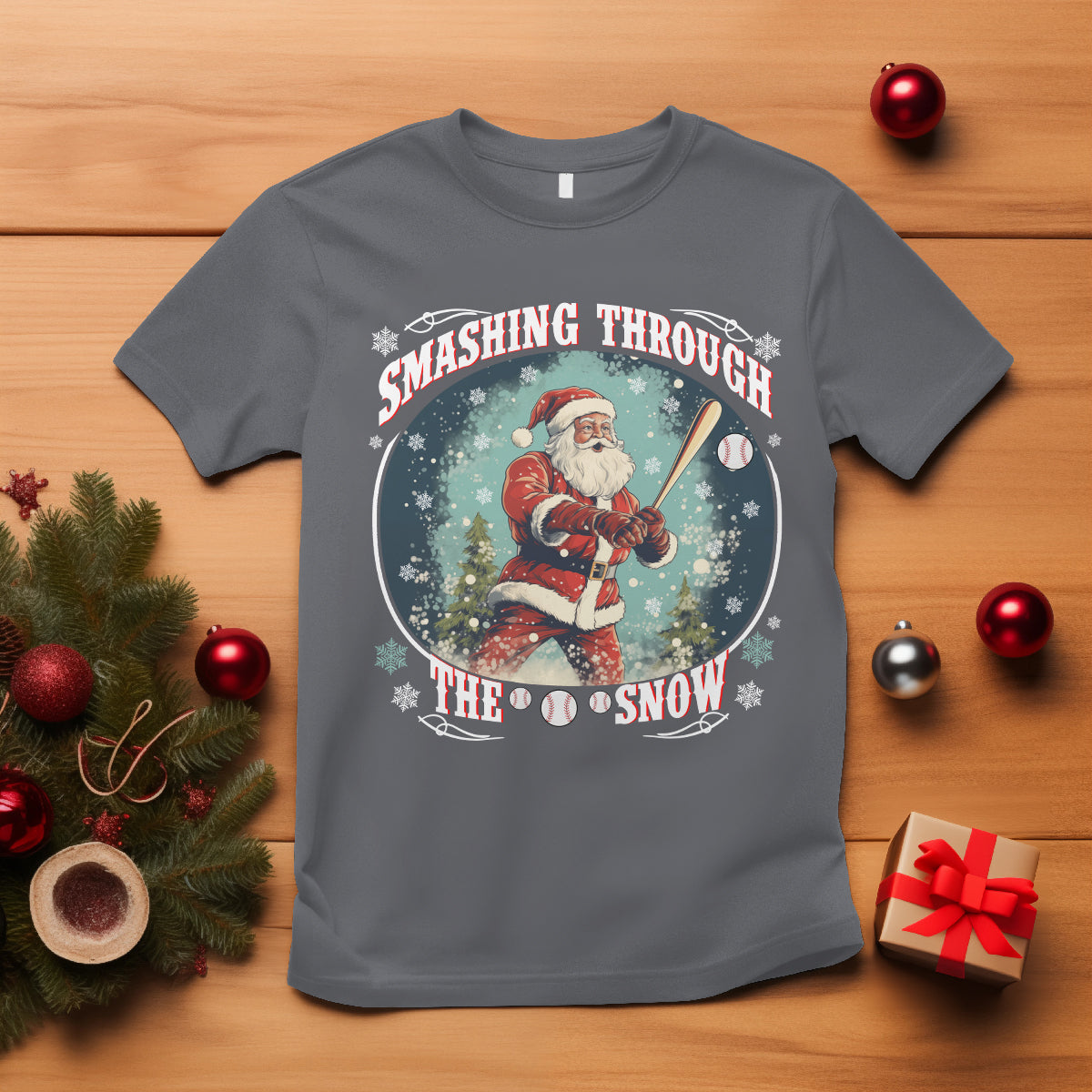 christmas-sport-t-shirt-baseball-player-santa-smashing-through-the-snow