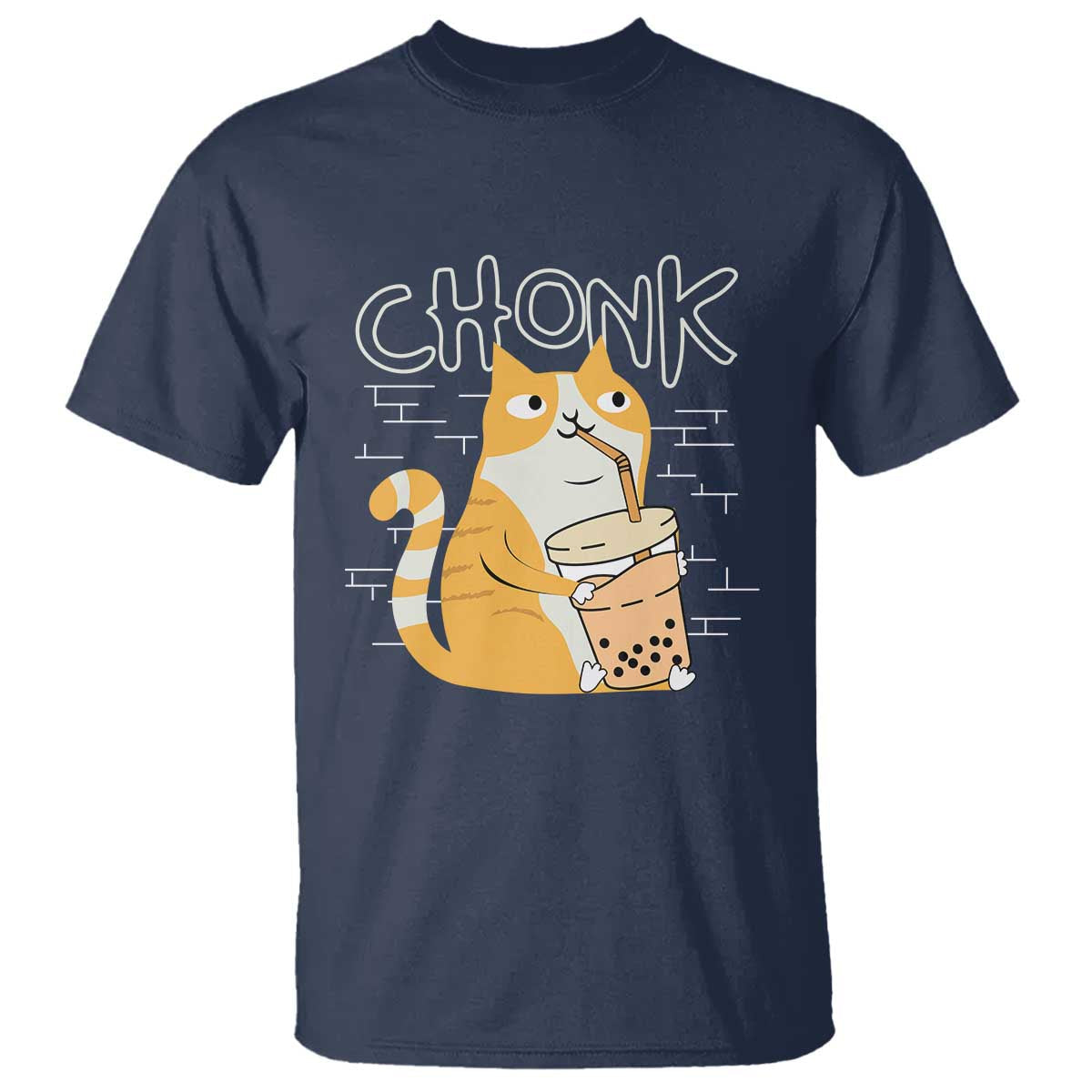 funny-fat-cat-t-shirt-chonk-drinking-bubble-tea