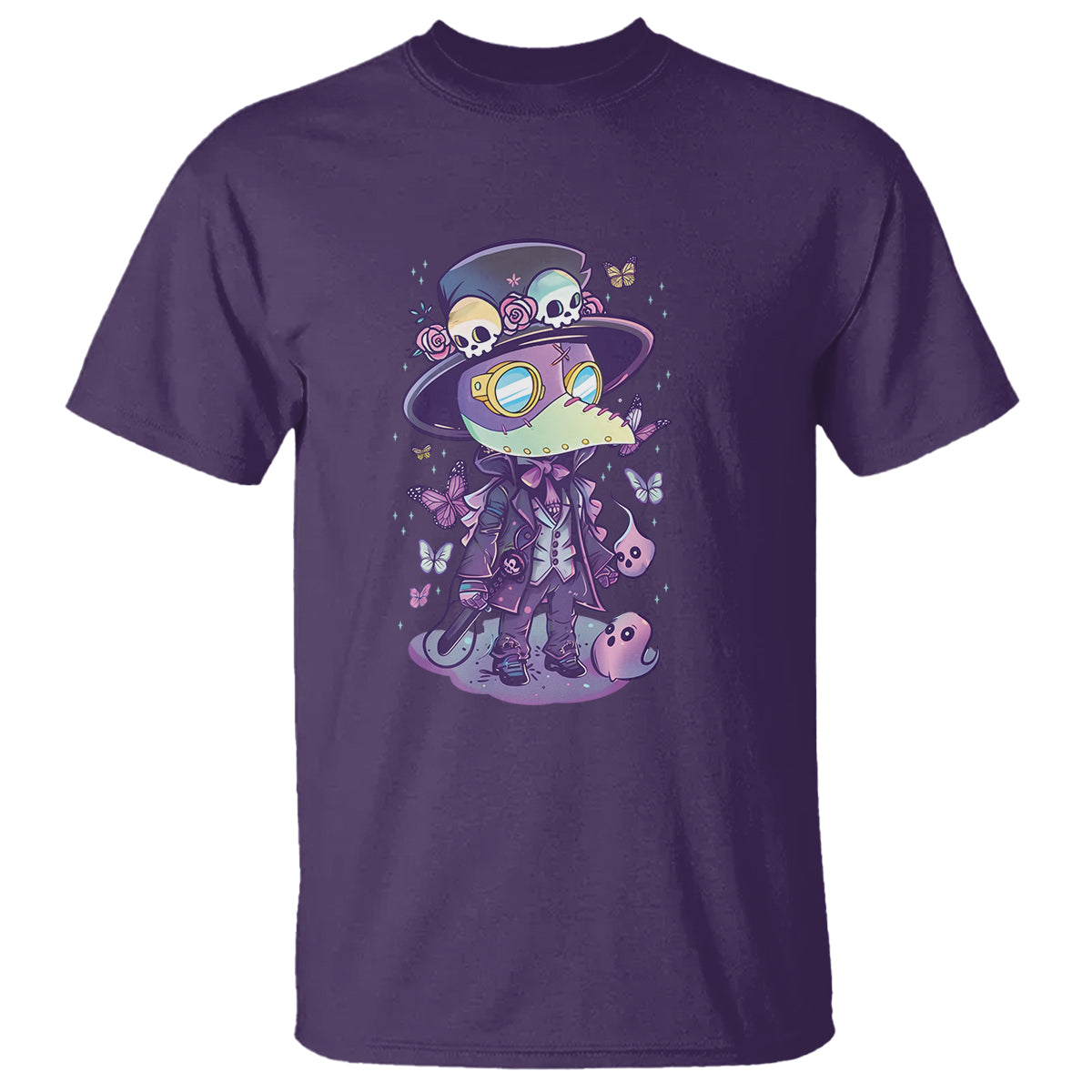 pastel-goth-cute-creepy-plague-doctor-t-shirt