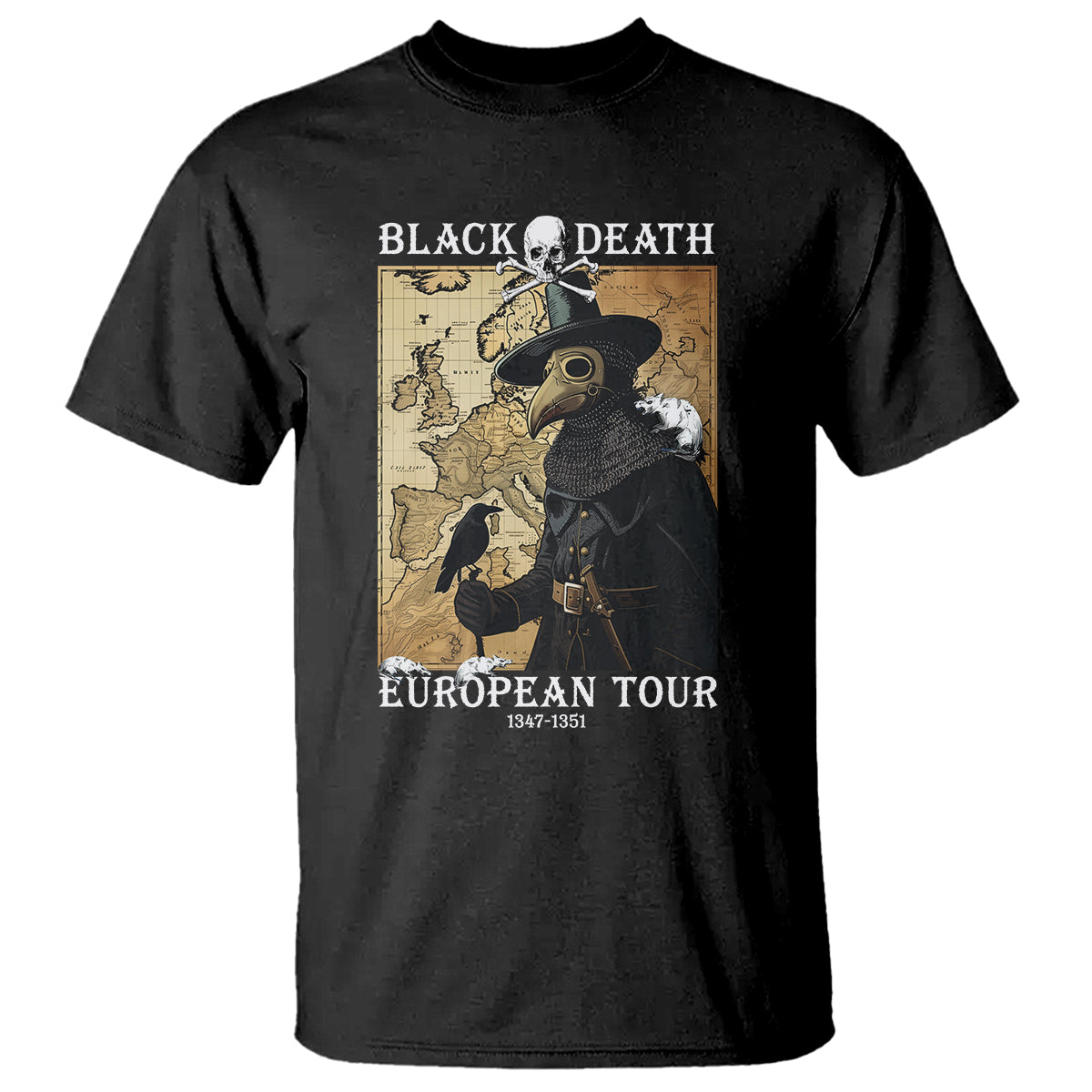 european-tour-plague-doctor-t-shirt