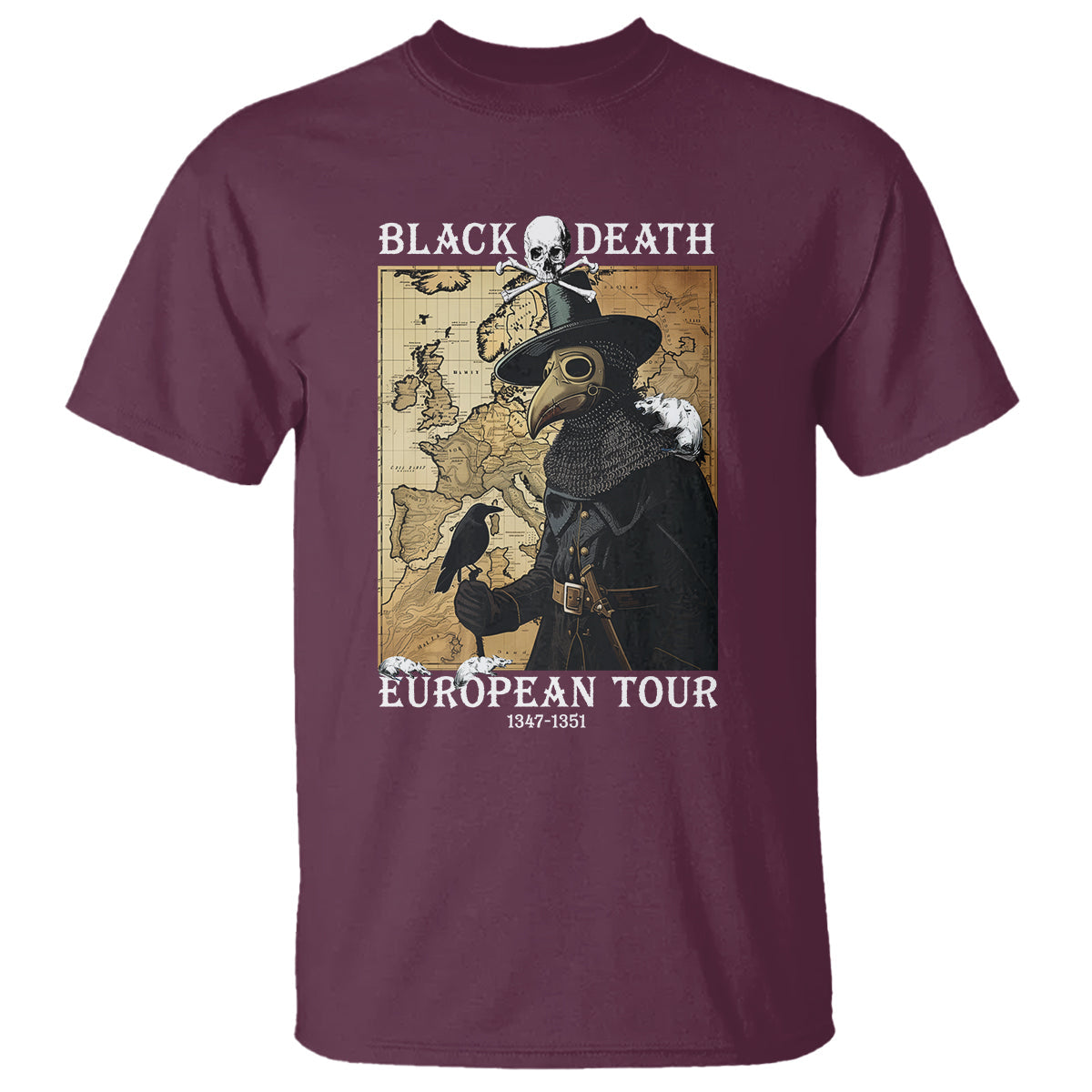 european-tour-plague-doctor-t-shirt