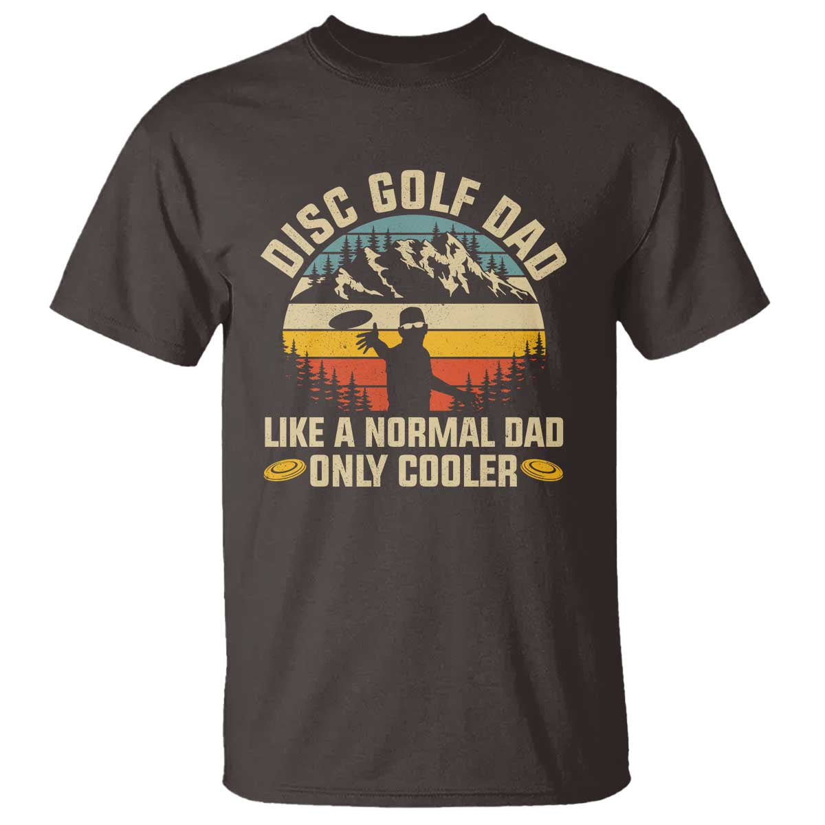 disc-golf-dad-t-shirt-like-a-normal-dad-only-cooler-retro