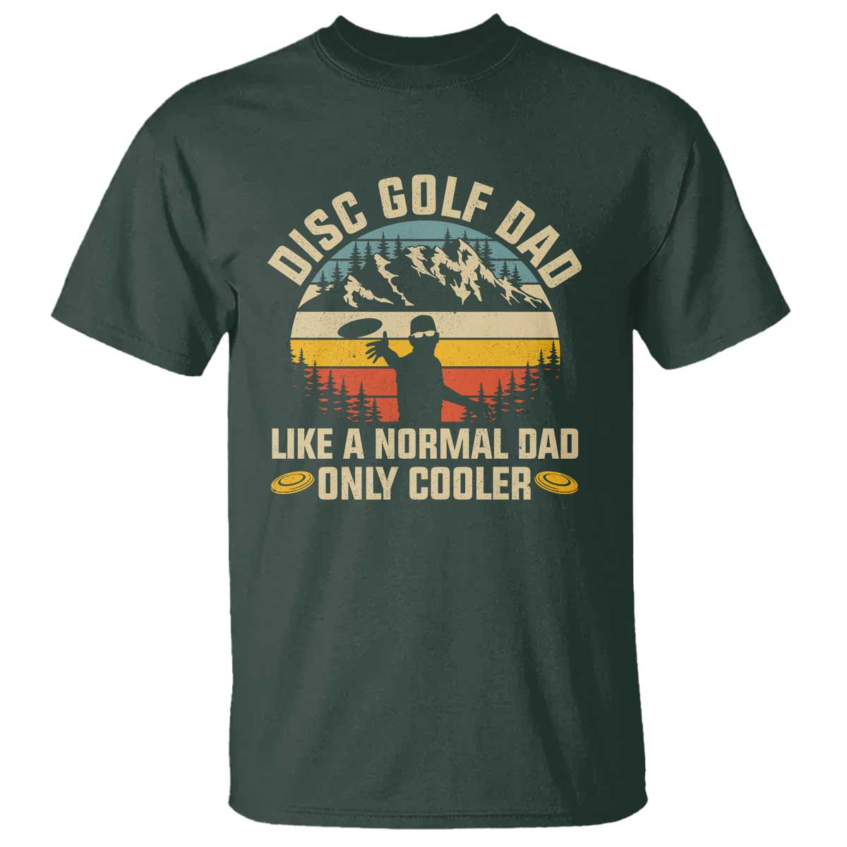disc-golf-dad-t-shirt-like-a-normal-dad-only-cooler-retro