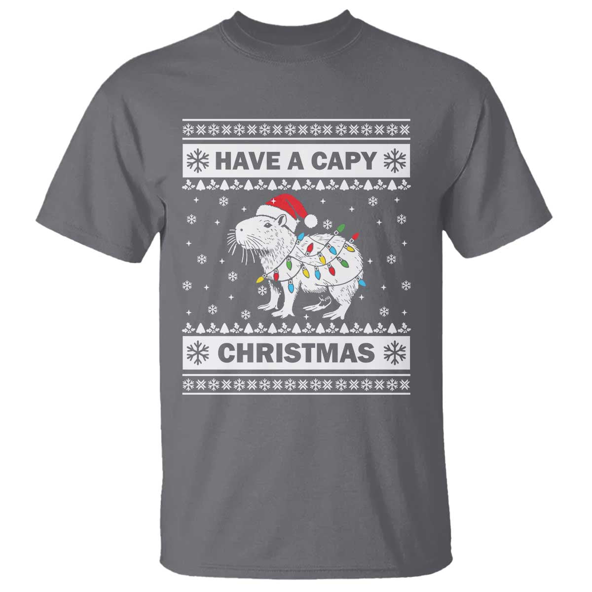 funny-capybara-christmas-t-shirt-have-a-capy-christmas-light