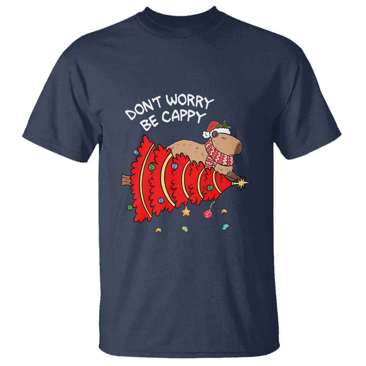 funny-capybara-christmas-t-shirt-dont-worry-be-capy