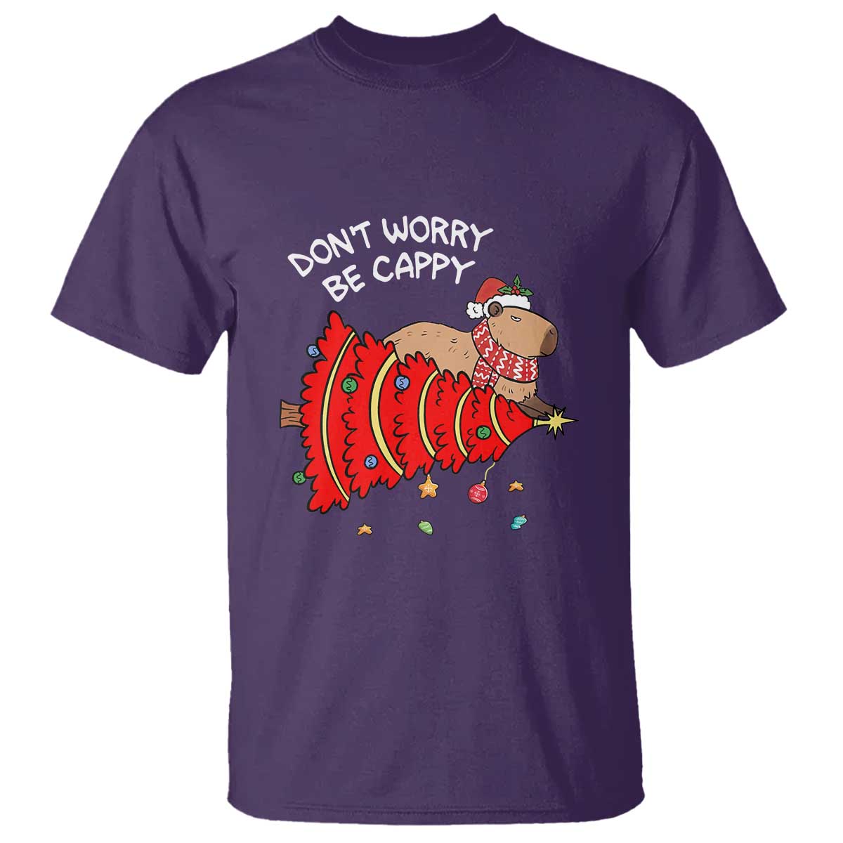 funny-capybara-christmas-t-shirt-dont-worry-be-capy