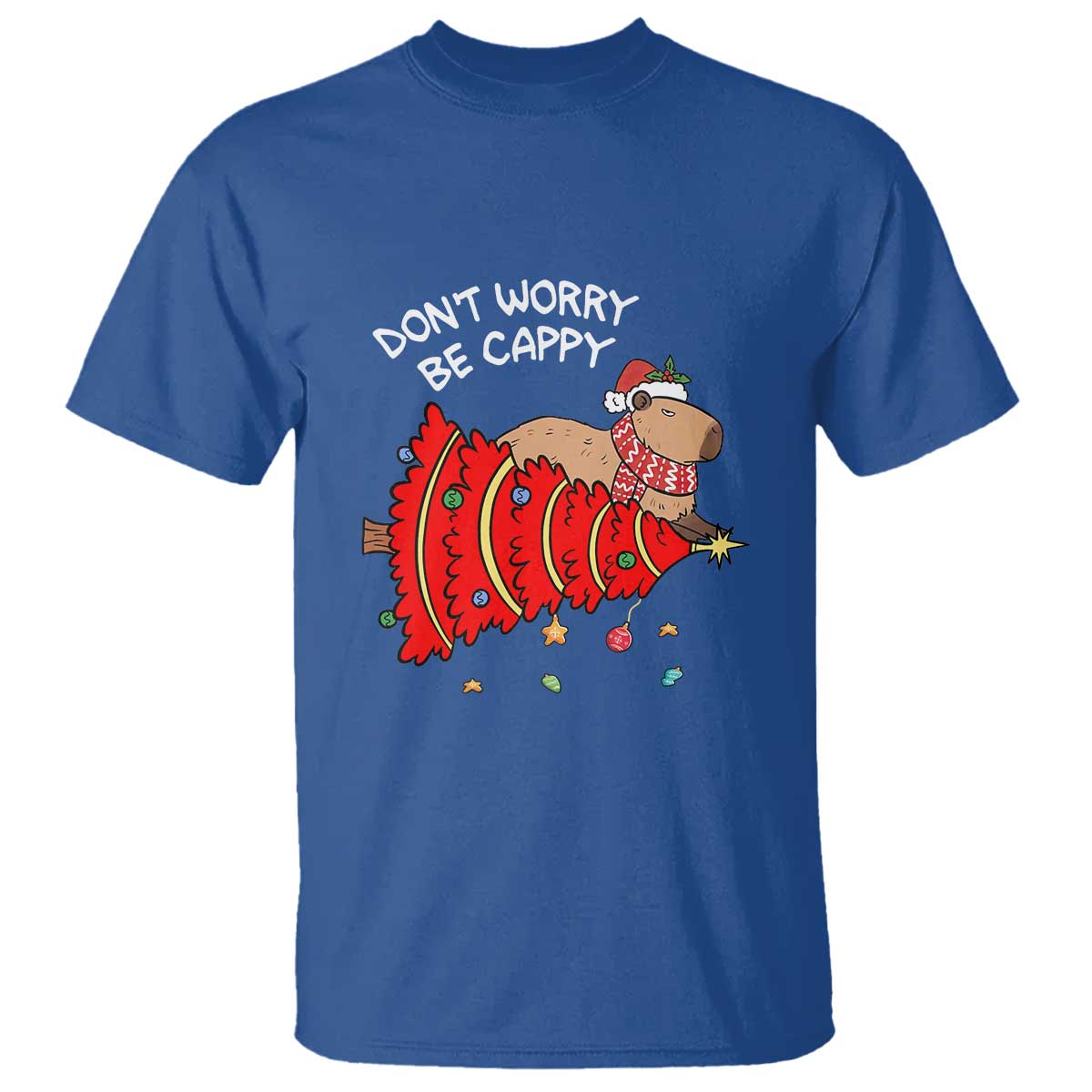 funny-capybara-christmas-t-shirt-dont-worry-be-capy