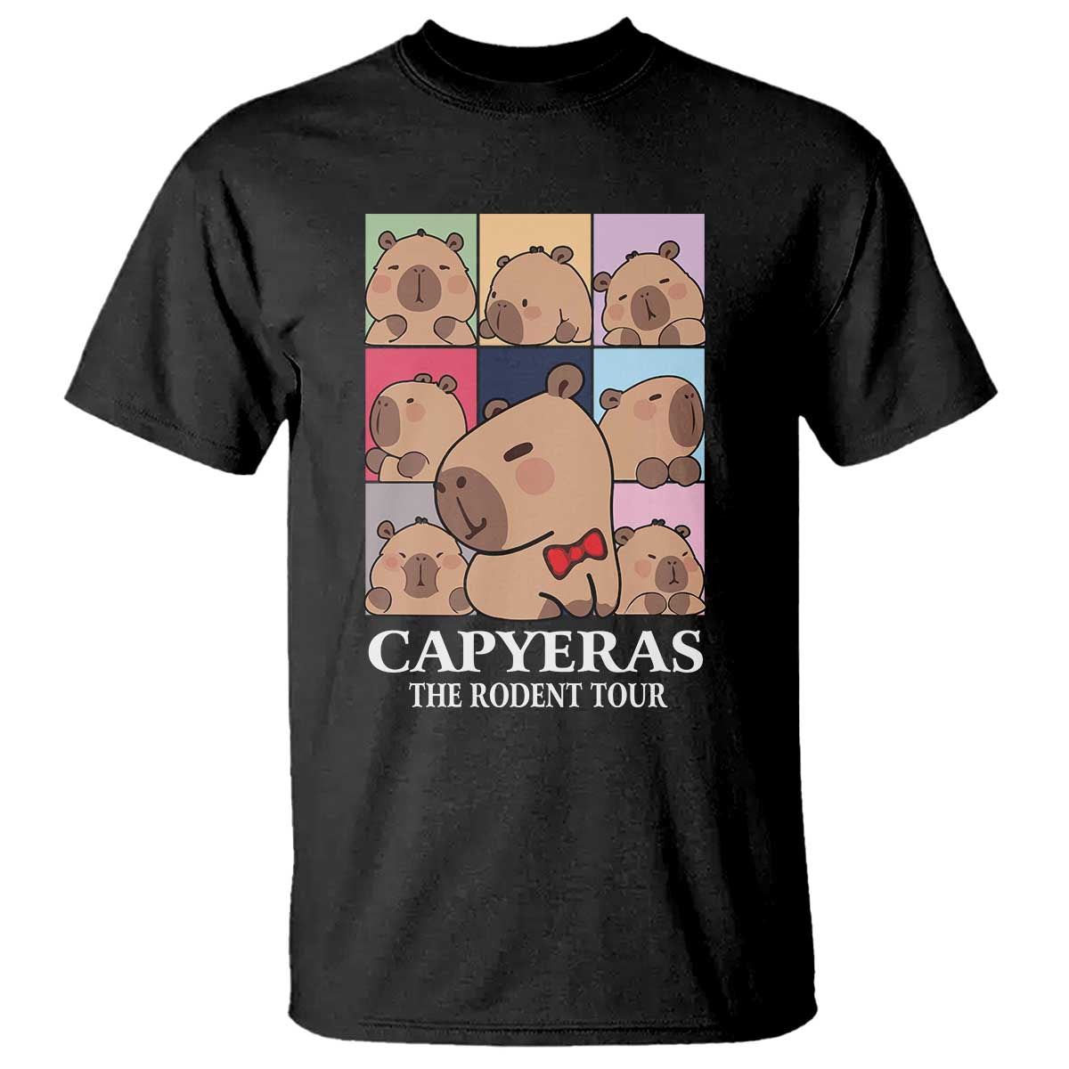 funny-capybara-christmas-t-shirt-capyeras-the-rodent-tour