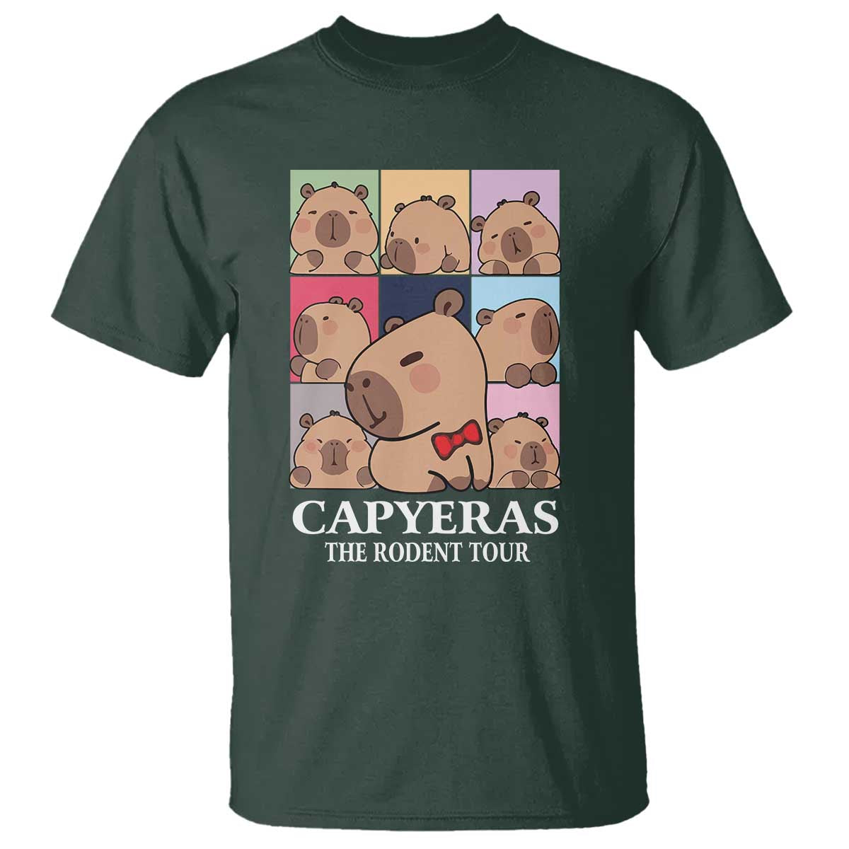 funny-capybara-christmas-t-shirt-capyeras-the-rodent-tour