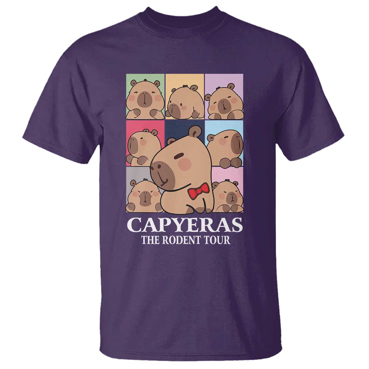 funny-capybara-christmas-t-shirt-capyeras-the-rodent-tour