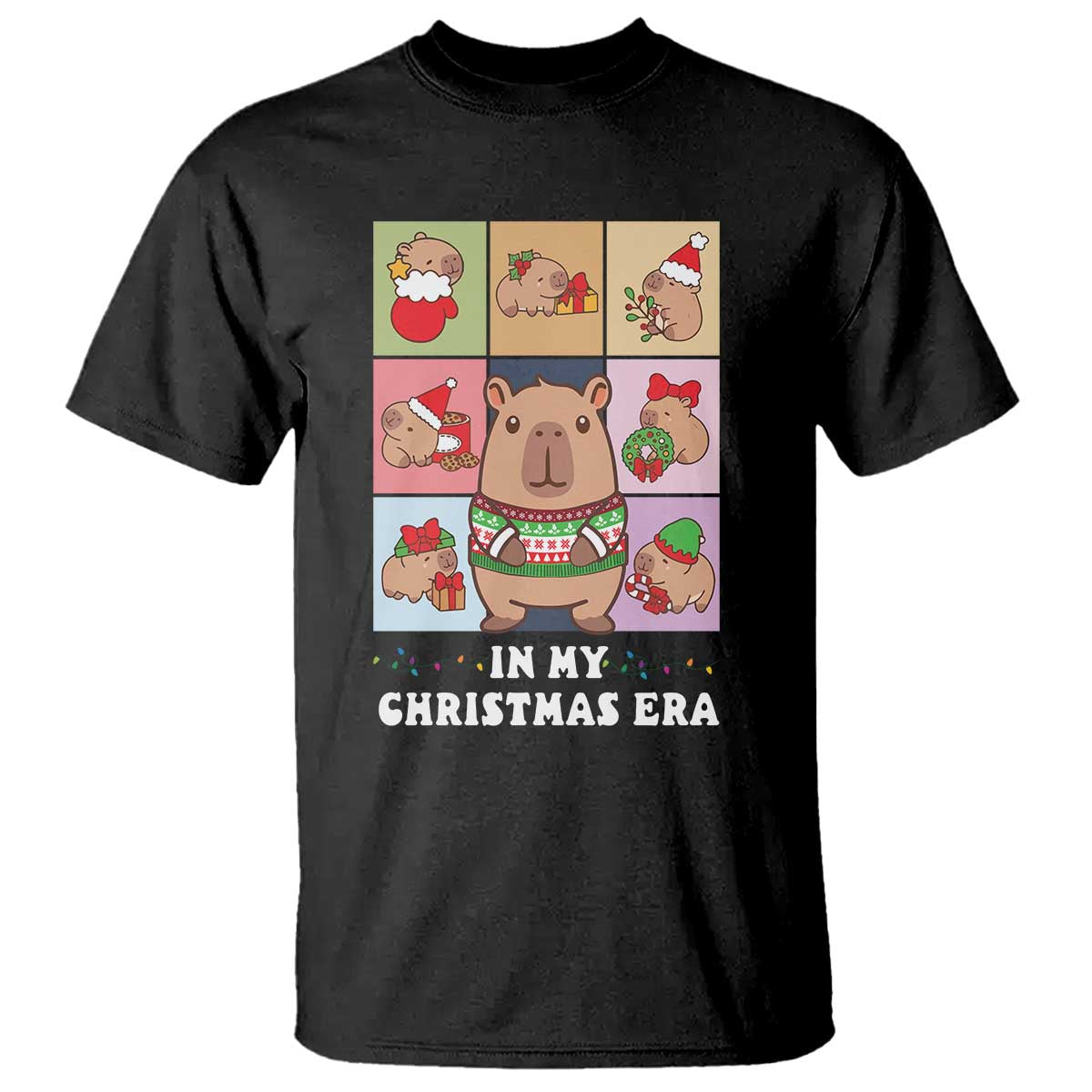 funny-capybara-christmas-t-shirt-in-my-christmas-era