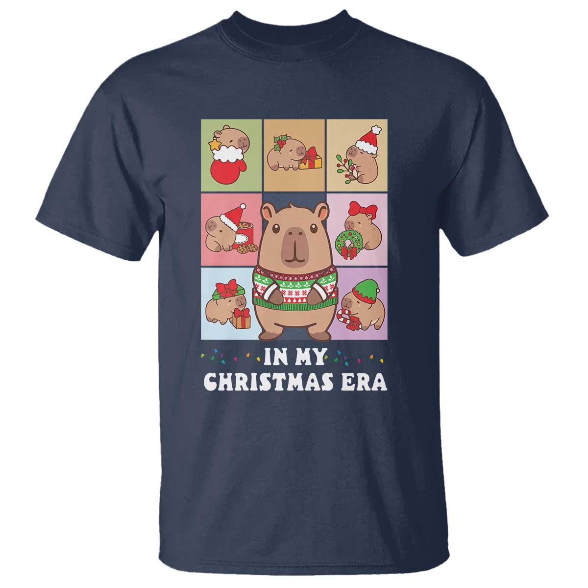 funny-capybara-christmas-t-shirt-in-my-christmas-era