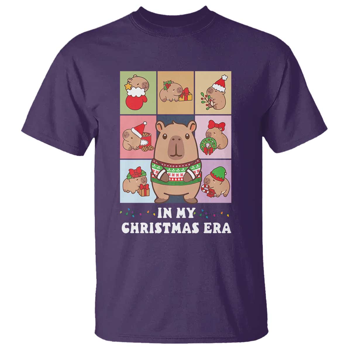 funny-capybara-christmas-t-shirt-in-my-christmas-era