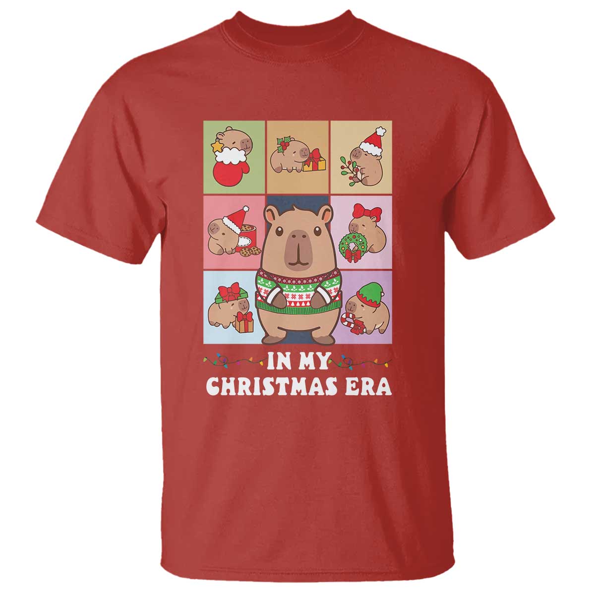 funny-capybara-christmas-t-shirt-in-my-christmas-era