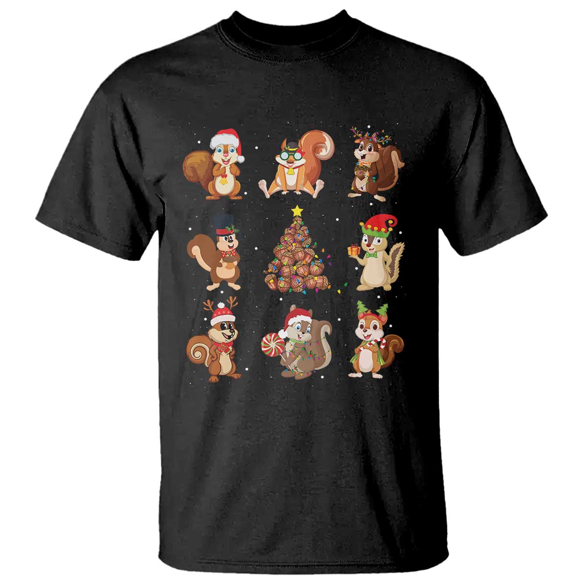 funny-squirrel-christmas-santa-reindeer-t-shirt