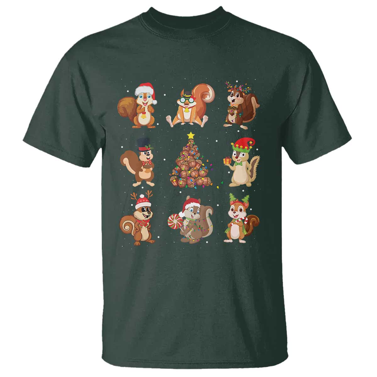 funny-squirrel-christmas-santa-reindeer-t-shirt