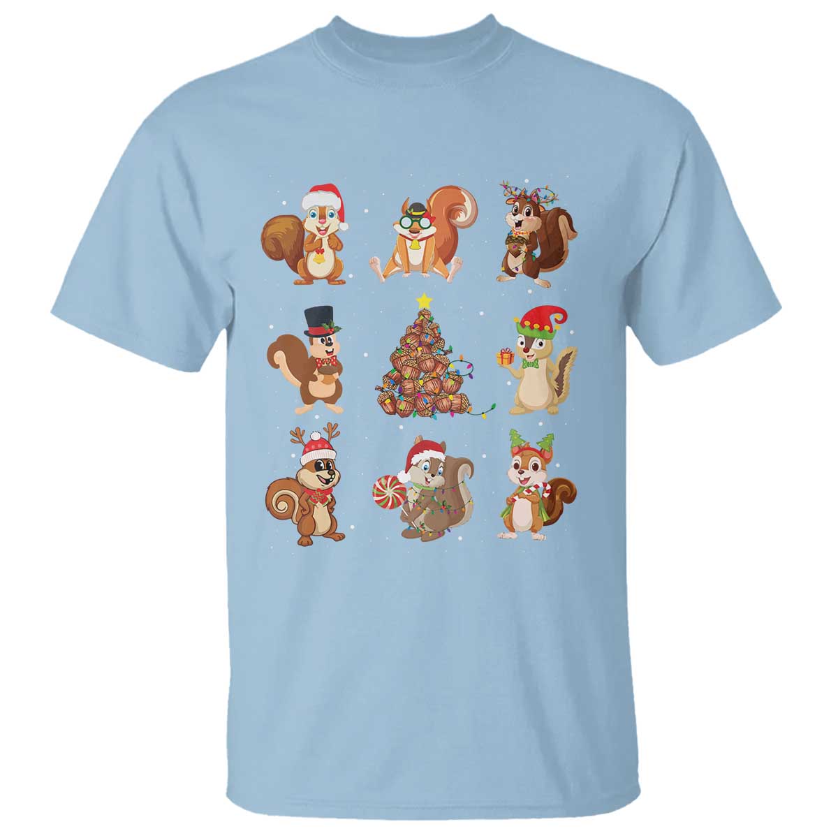 funny-squirrel-christmas-santa-reindeer-t-shirt