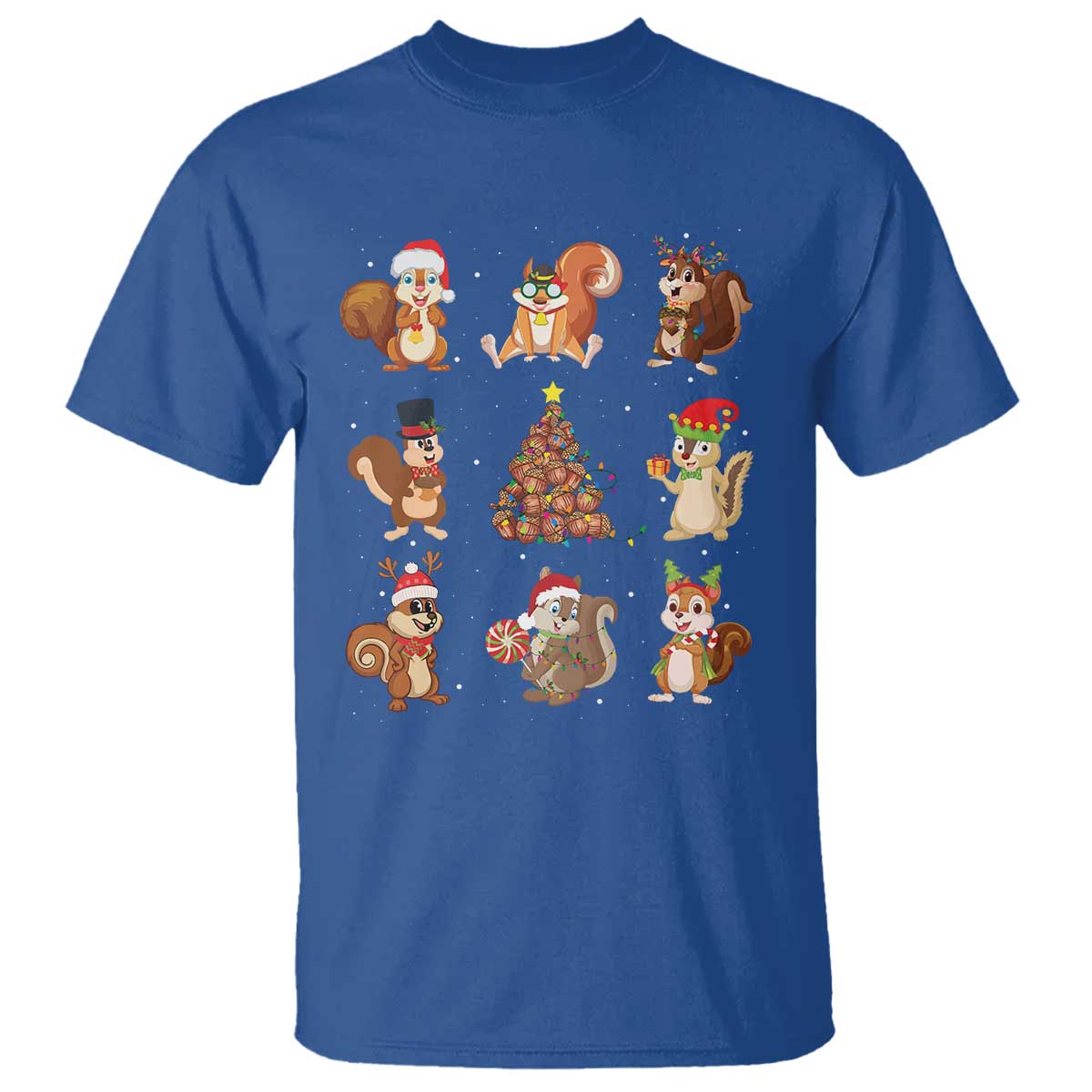 funny-squirrel-christmas-santa-reindeer-t-shirt
