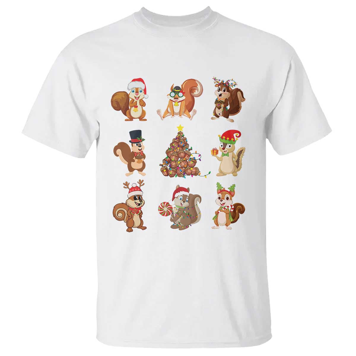 funny-squirrel-christmas-santa-reindeer-t-shirt