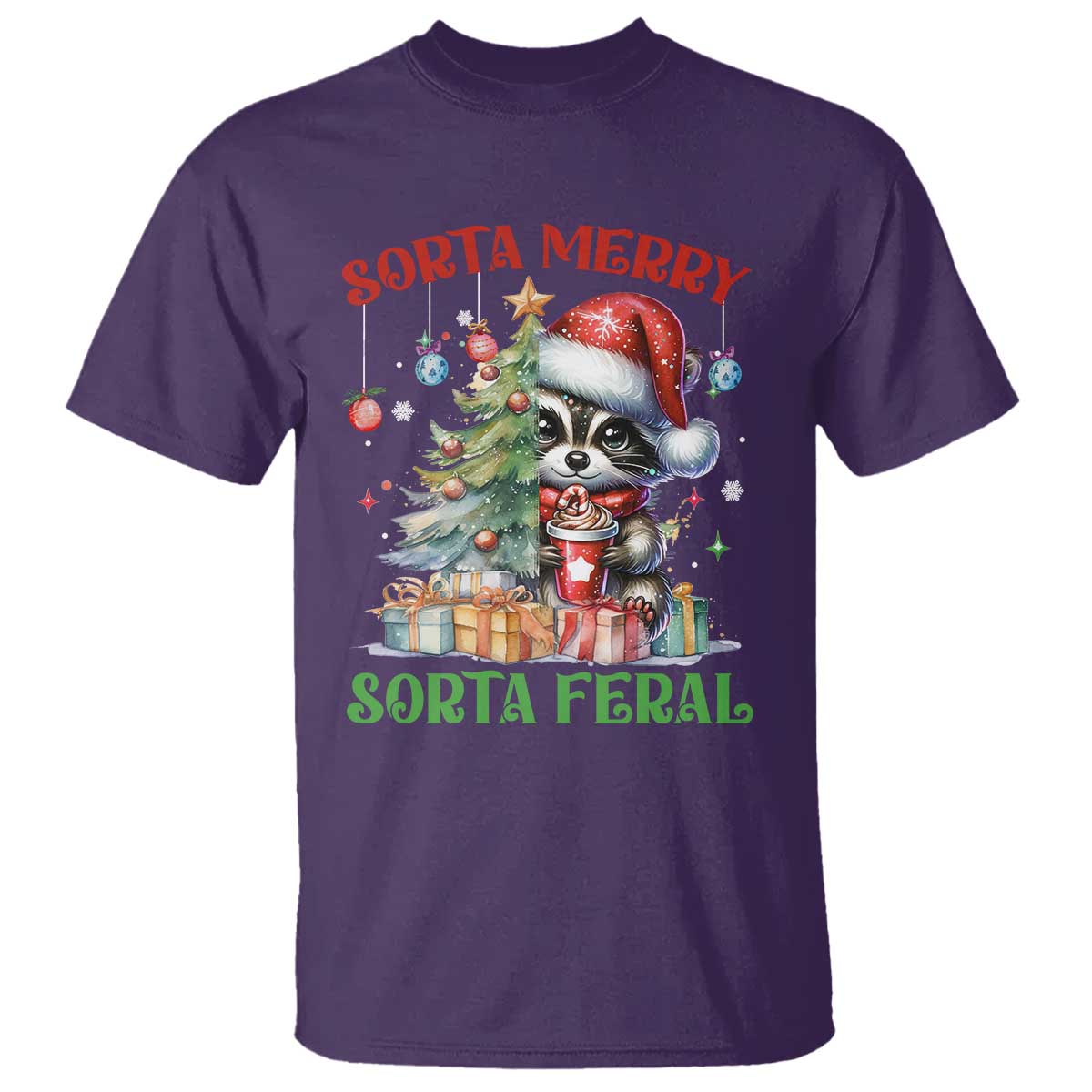 funny-christmas-raccoon-t-shirt-sorta-merry-sorta-feral-merry-trashmas