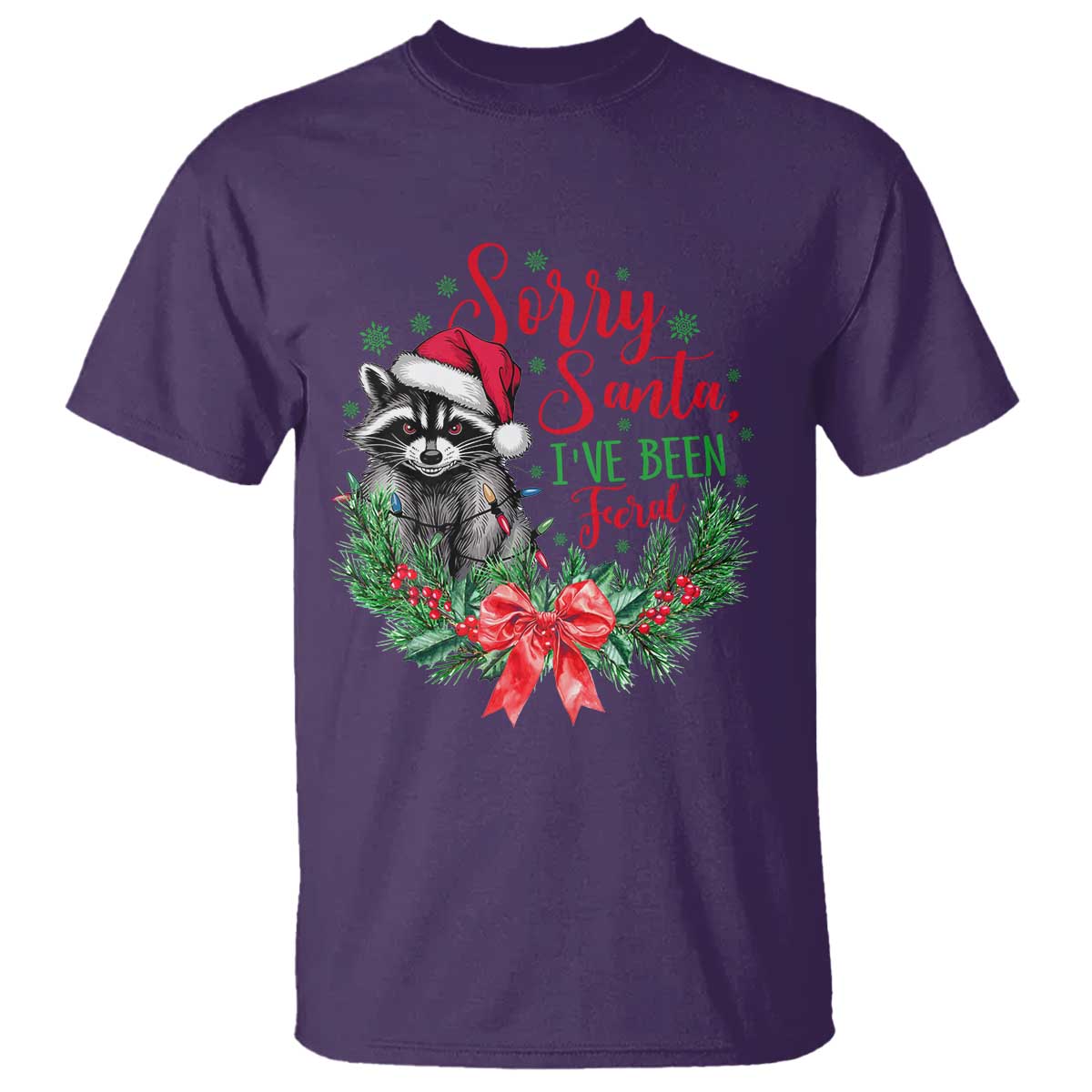 funny-christmas-t-shirt-sorry-santa-ive-been-feral-raccoon