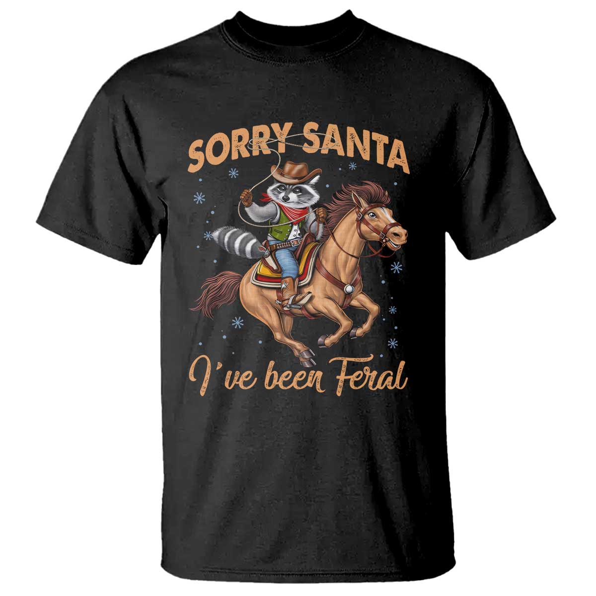 funny-christmas-raccoon-t-shirt-sorry-santa-ive-been-feral-cowboy