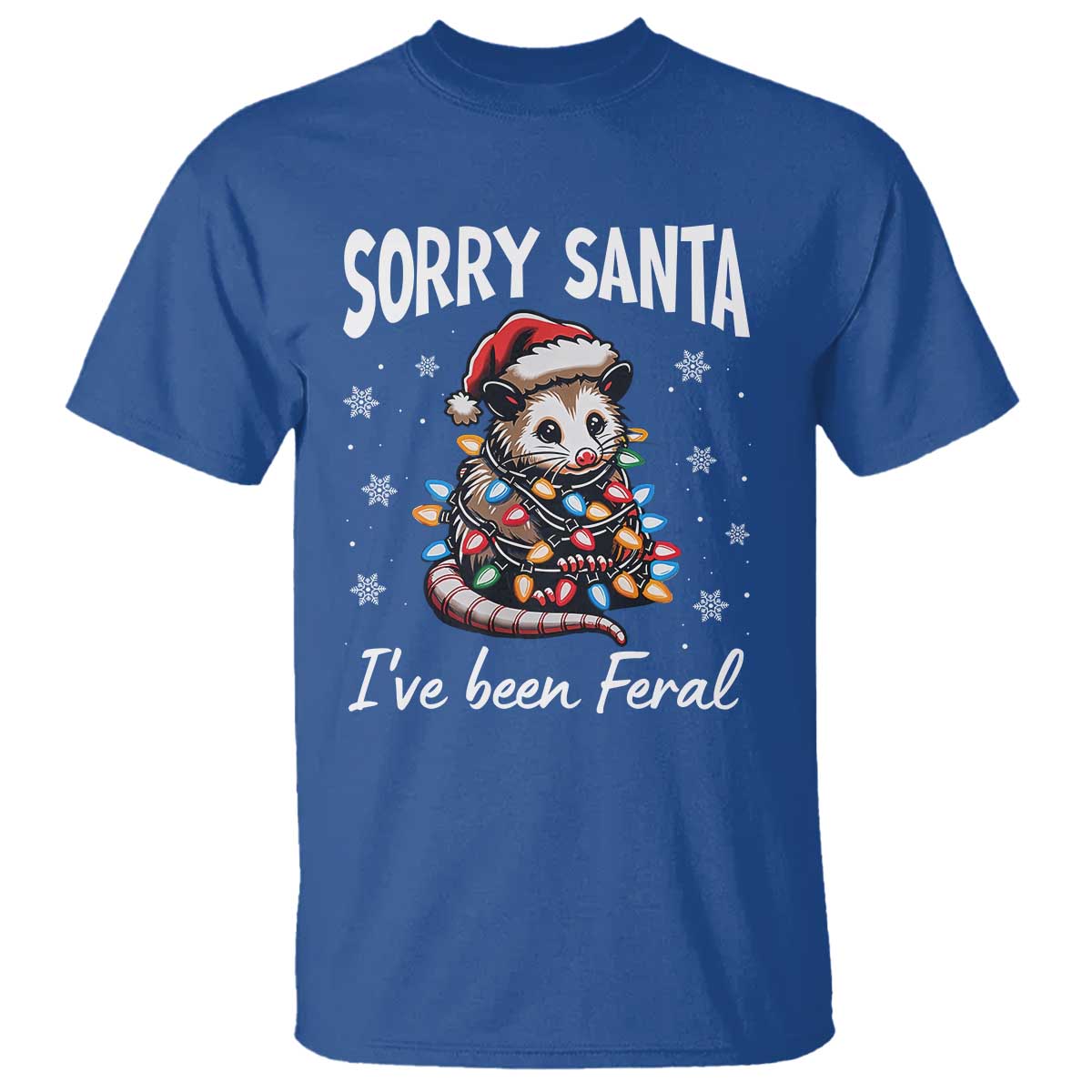 funny-christmas-opossum-t-shirt-sorry-santa-ive-been-feral
