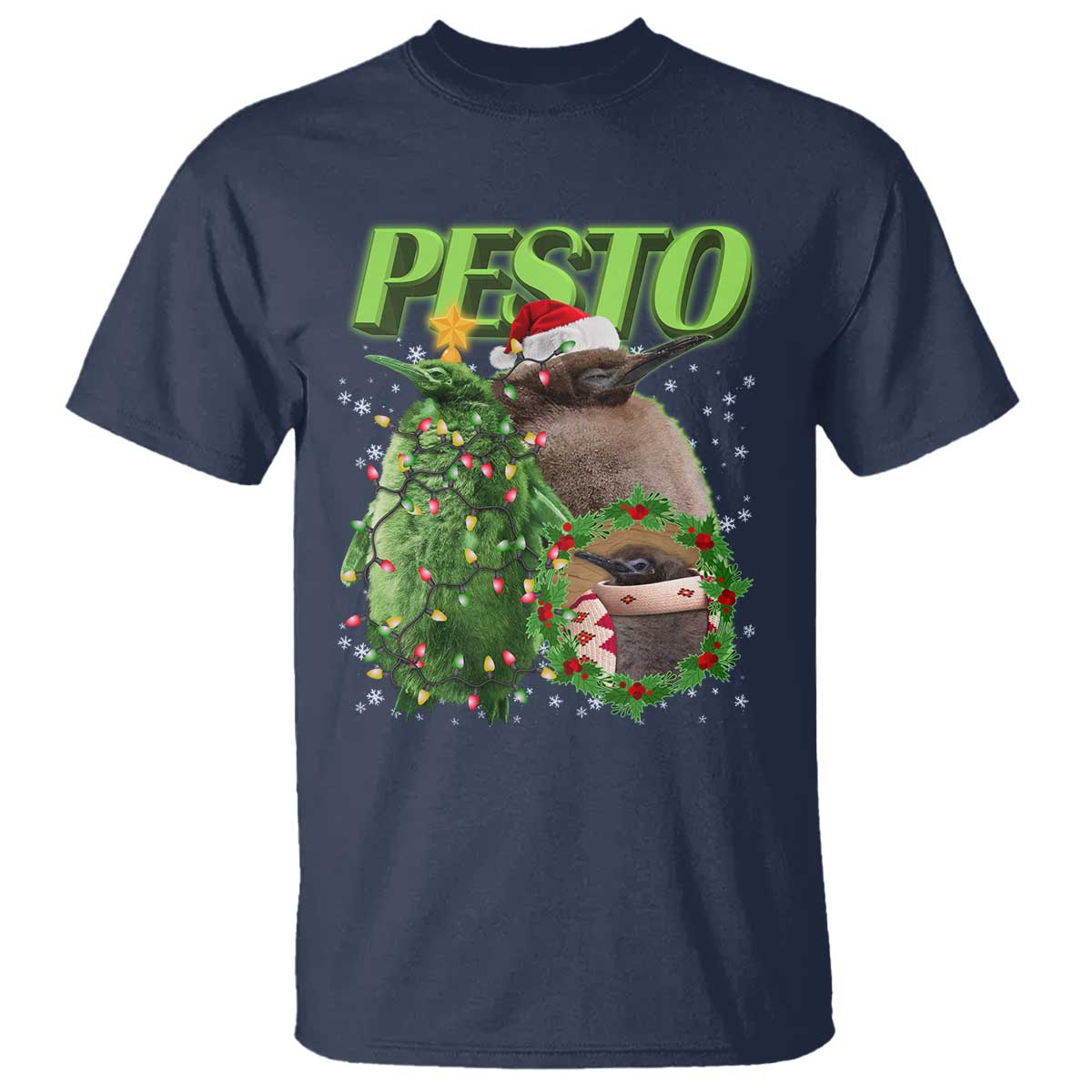 funny-christmas-pesto-penguin-t-shirt