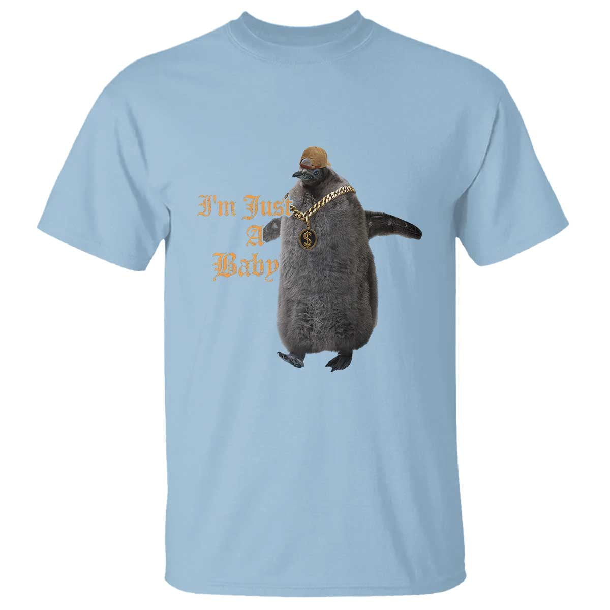 funny-pesto-penguin-t-shirt-im-just-a-baby-hiphop