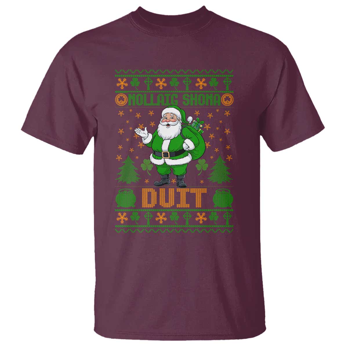 irish-christmas-t-shirt-nollaig-shona-duit-shamrock-santa-lucky-for-everyone
