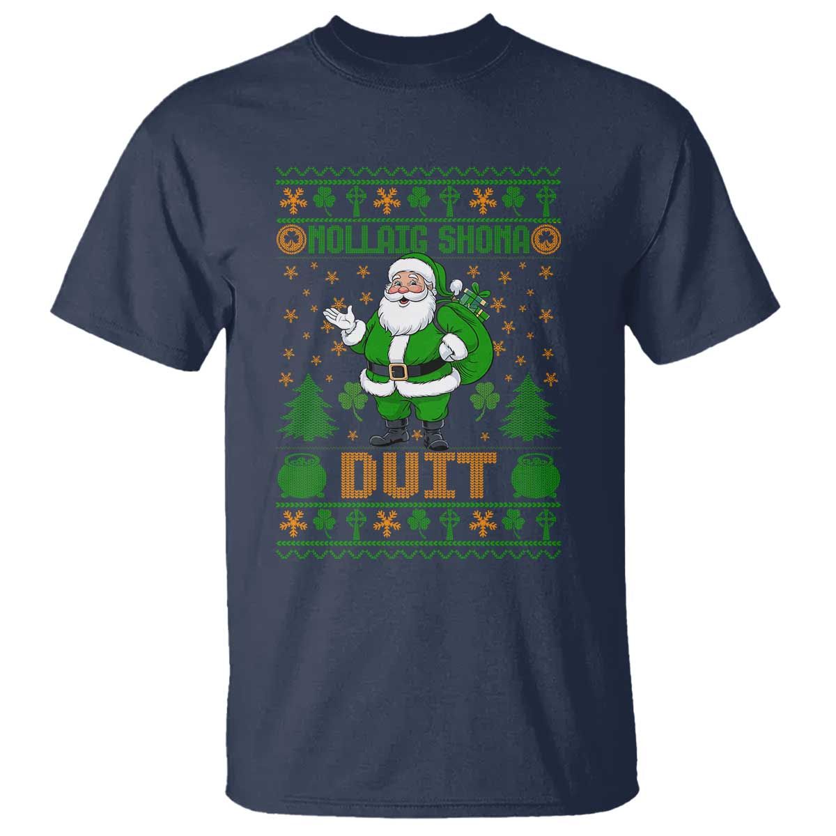 irish-christmas-t-shirt-nollaig-shona-duit-shamrock-santa-lucky-for-everyone