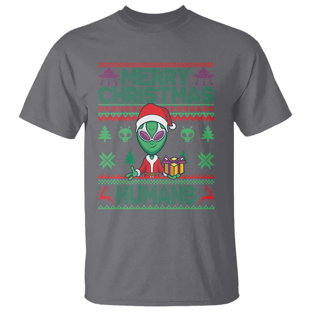 funny-xmas-alien-santa-t-shirt-merry-christmas-humans-ufo-outer-space