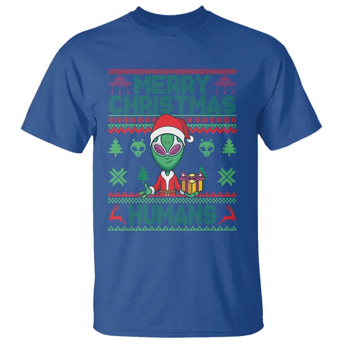 funny-xmas-alien-santa-t-shirt-merry-christmas-humans-ufo-outer-space