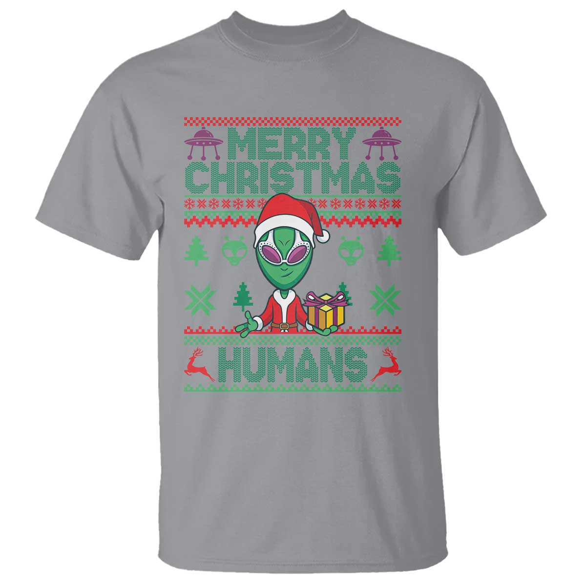 funny-xmas-alien-santa-t-shirt-merry-christmas-humans-ufo-outer-space